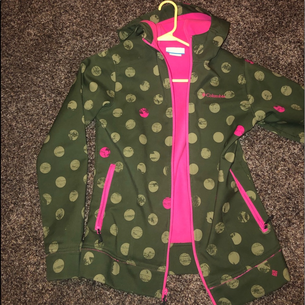 Girls’ Polka Dot Columbia Jacket